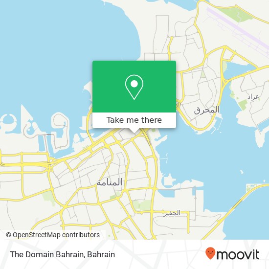 The Domain Bahrain map