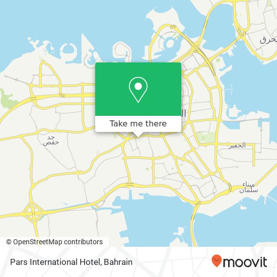 Pars International Hotel map