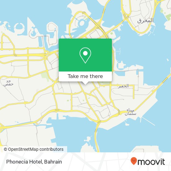 Phonecia Hotel map