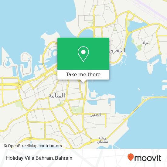 Holiday Villa Bahrain map