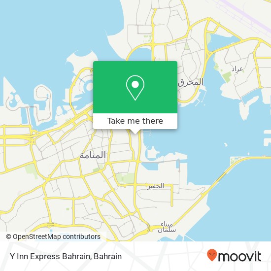 Y Inn Express Bahrain map