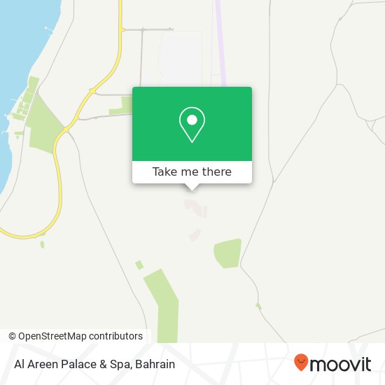Al Areen Palace & Spa map