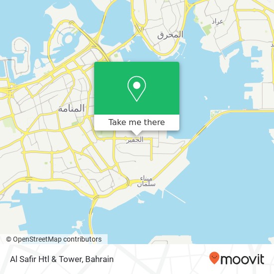 Al Safir Htl & Tower map