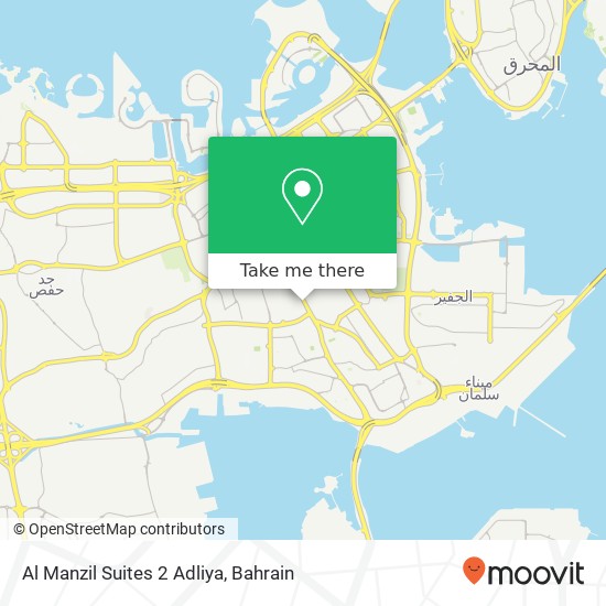 Al Manzil Suites 2 Adliya map