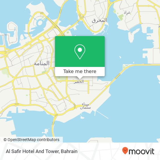 Al Safir Hotel And Tower map
