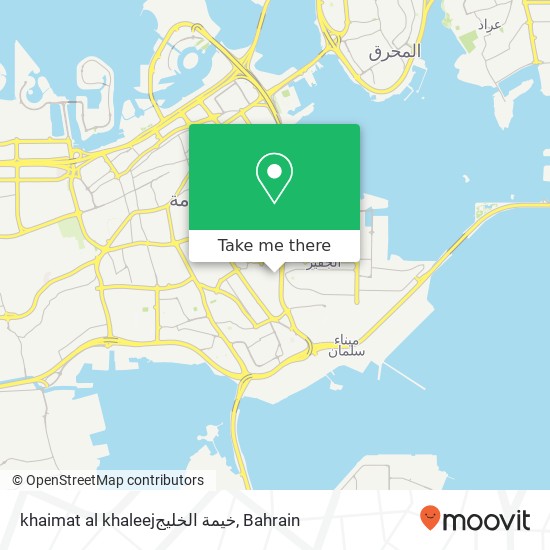 khaimat al khaleejخيمة الخليج map