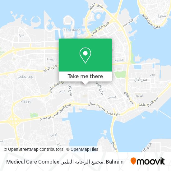 Medical Care Complex مجمع الرعاية الطبي map