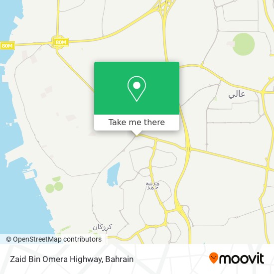 Zaid Bin Omera Highway map