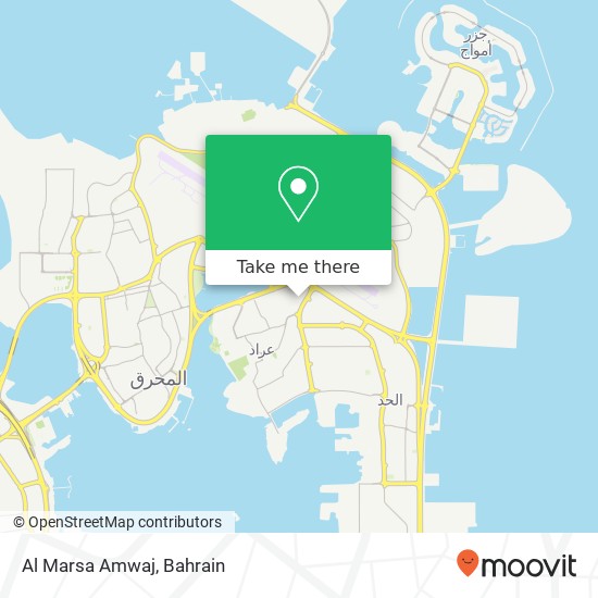 Al Marsa Amwaj map