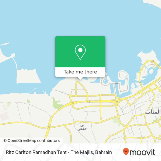 Ritz Carlton Ramadhan Tent - The Majlis map