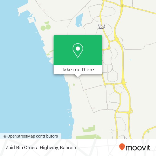 Zaid Bin Omera Highway map