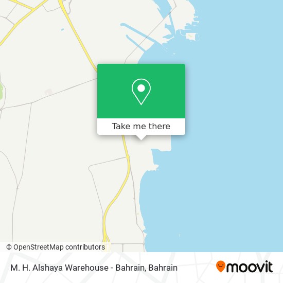 M. H. Alshaya Warehouse - Bahrain map