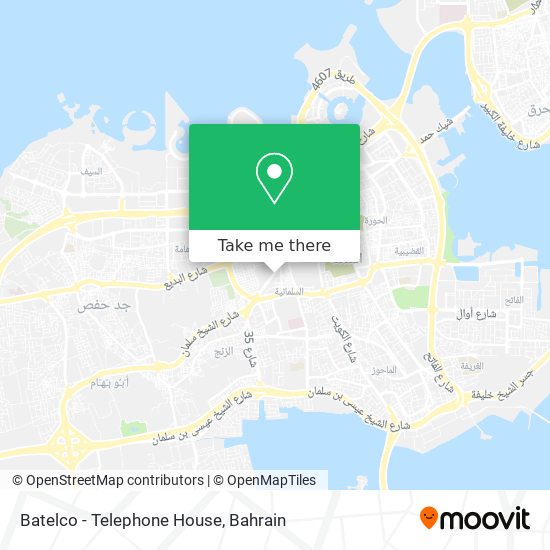 Batelco - Telephone House map