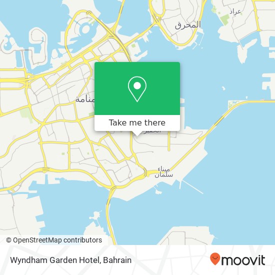 Wyndham Garden Hotel map