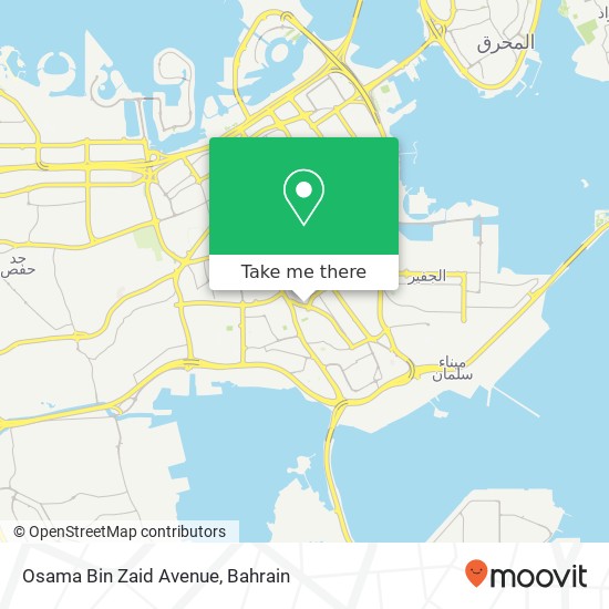 Osama Bin Zaid Avenue map