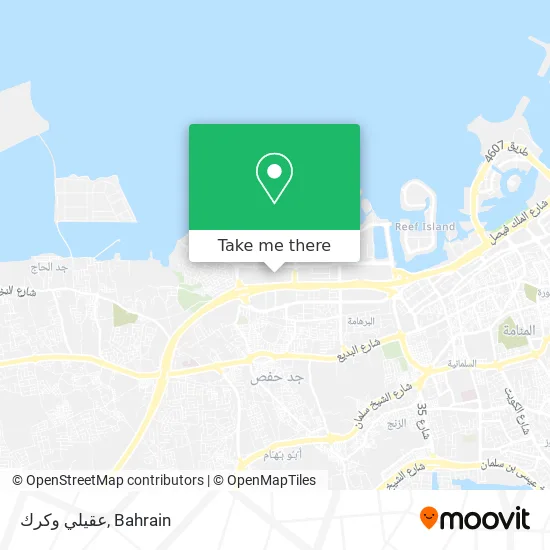 عقيلي وكرك map