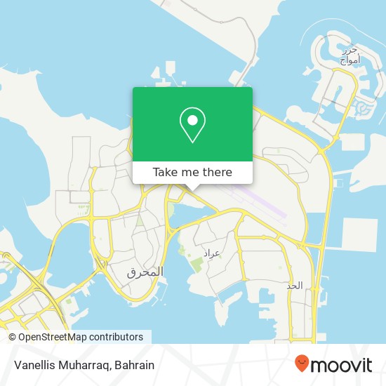 Vanellis Muharraq map