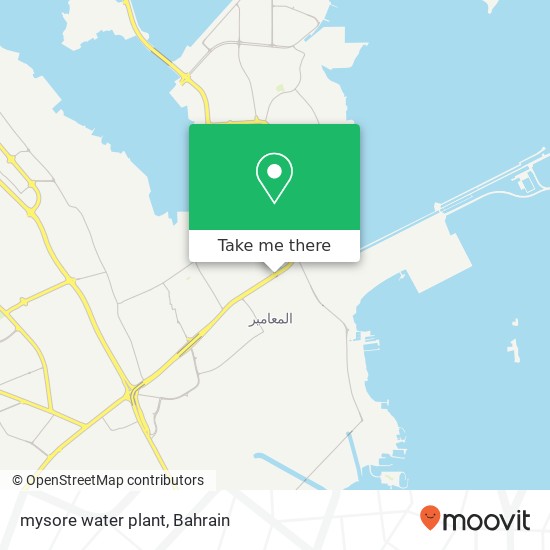 mysore water plant map
