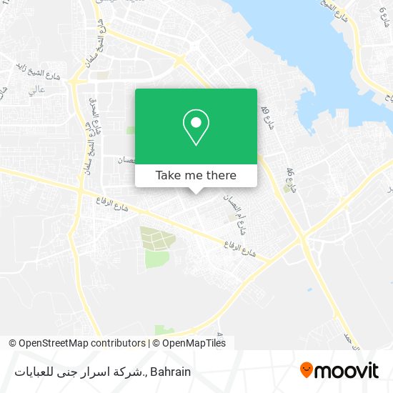 شركة اسرار جنى للعبايات. map