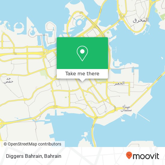Diggers Bahrain map