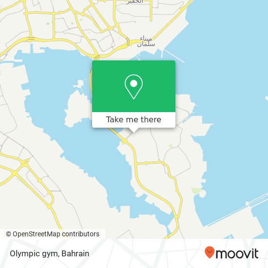 Olympic gym map
