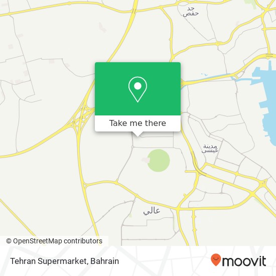 Tehran Supermarket map