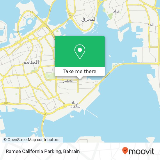 Ramee California Parking map