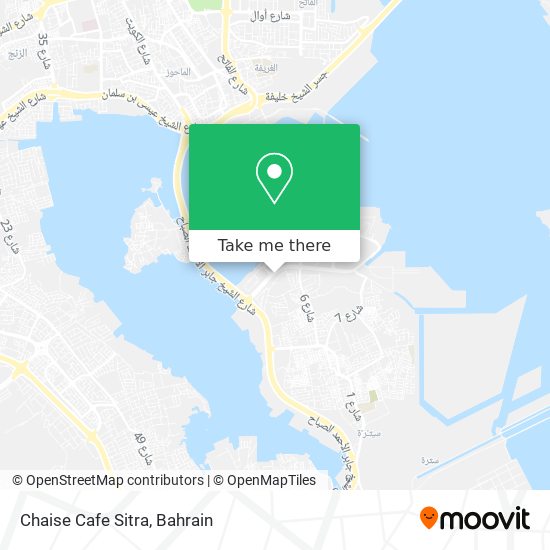 Chaise Cafe Sitra map