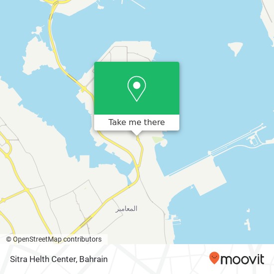 Sitra Helth Center map