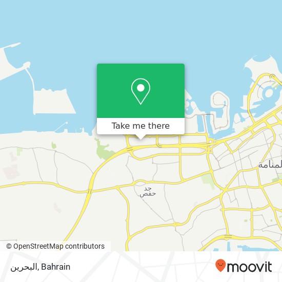 البحرين map