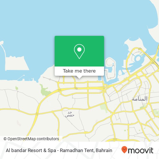 Al bandar Resort & Spa - Ramadhan Tent map