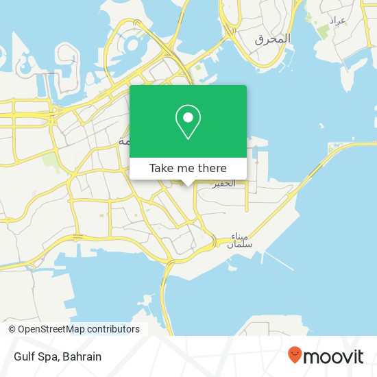 Gulf Spa map