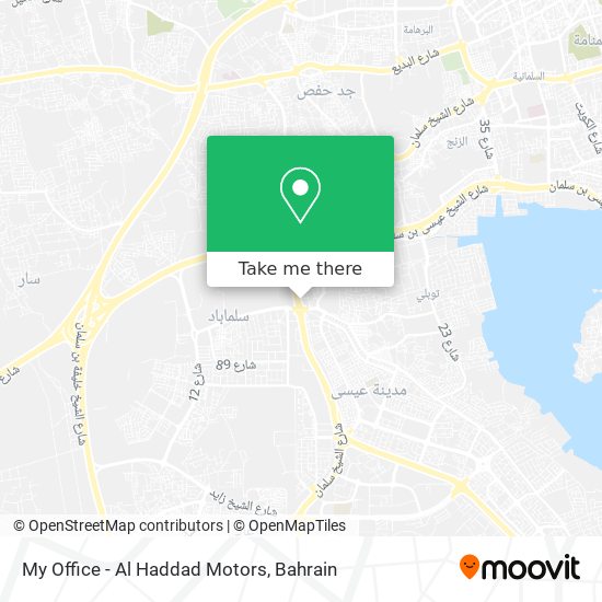 My Office - Al Haddad Motors map