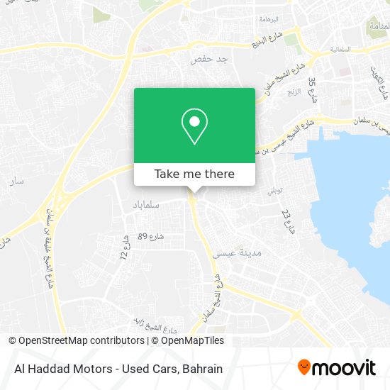Al Haddad Motors - Used Cars map
