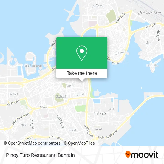 Pinoy Turo Restaurant map