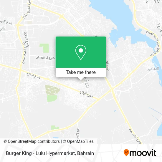 Burger King - Lulu Hypermarket map