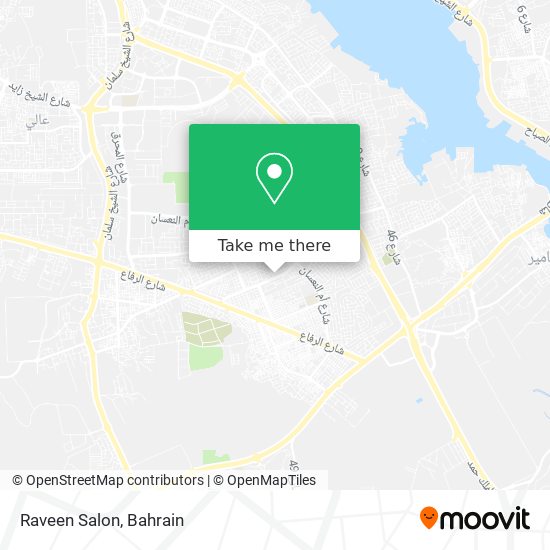 Raveen Salon map