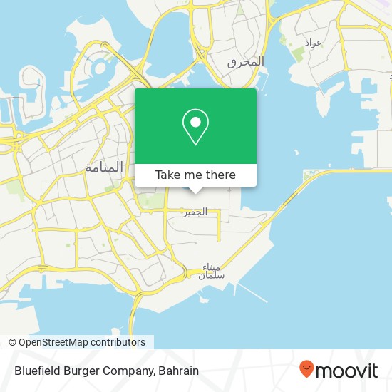 Bluefield Burger Company map
