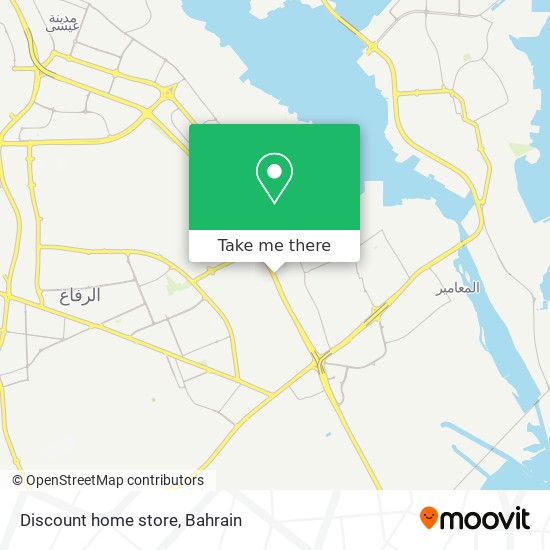 Discount home store map