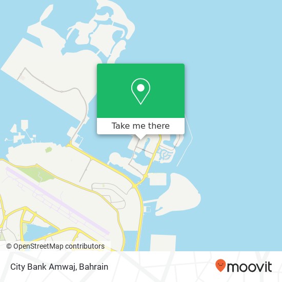 City Bank Amwaj map