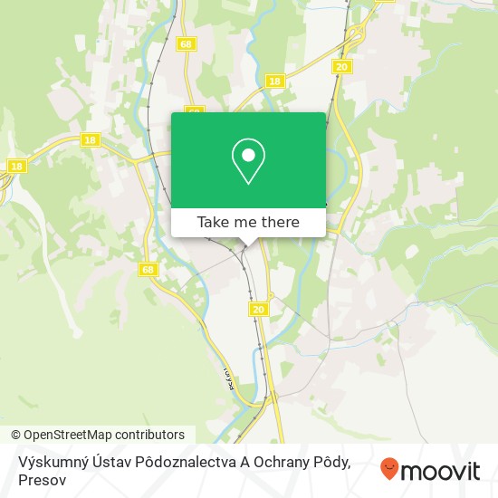 Výskumný Ústav Pôdoznalectva A Ochrany Pôdy map