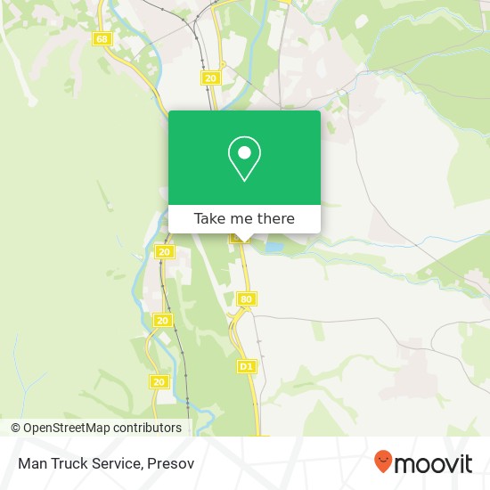 Man Truck Service map