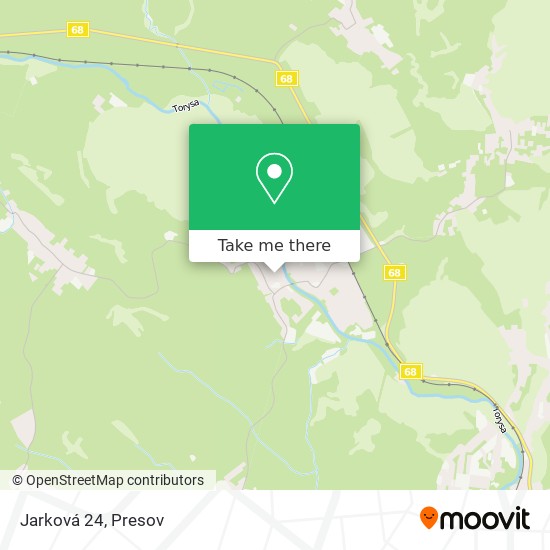 Jarková 24 map