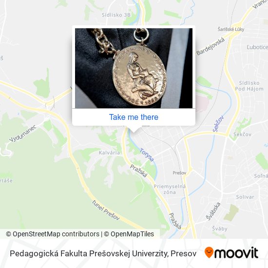 Pedagogická Fakulta Prešovskej Univerzity map