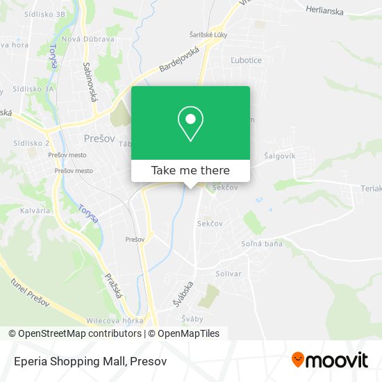 Eperia Shopping Mall map