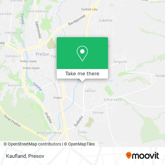 Kaufland map