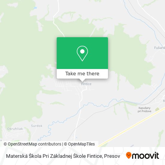 Materská Škola Pri Základnej Škole Fintice map