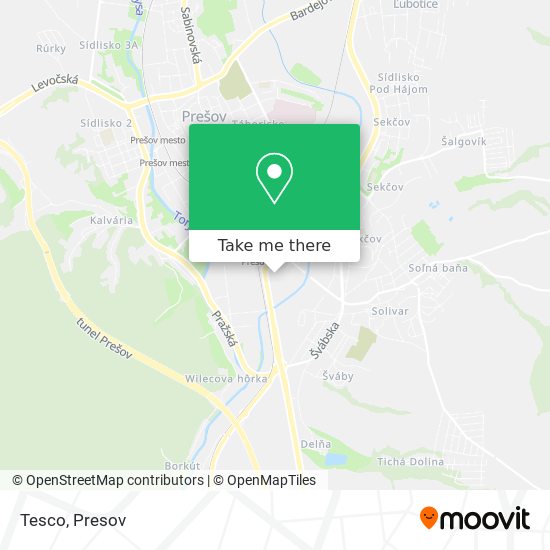 Tesco map