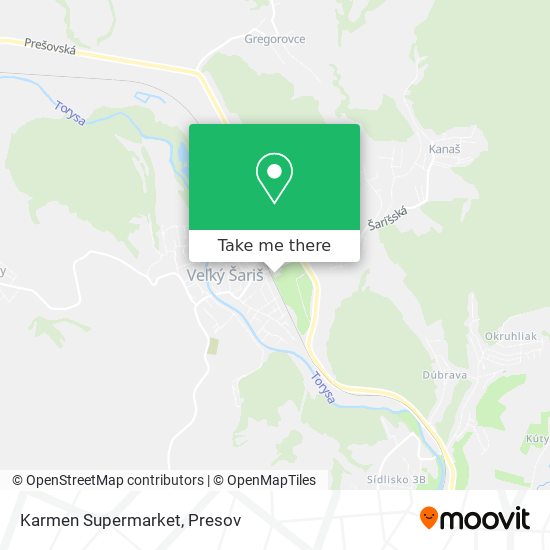 Karmen Supermarket map