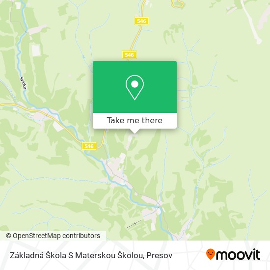 Základná Škola S Materskou Školou map